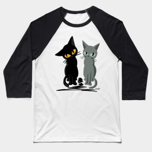 Black and gray Baseball T-Shirt